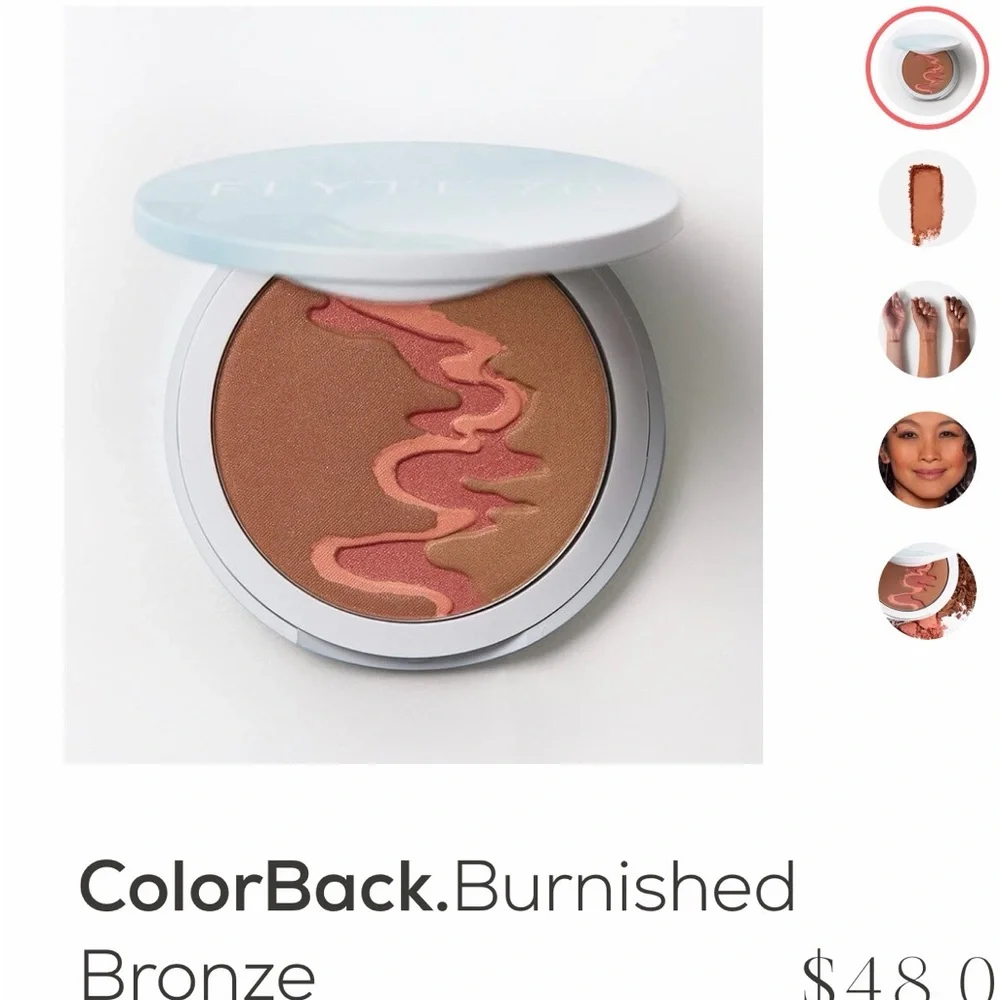 FLYTE.70 ColorBack Burnished Bronze Pressed Bronzer | NEW! | MSRP: $48.00